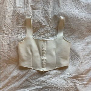 H&M Cream Crop Top